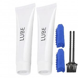 Fitness Treadmill Lube for Spirit Sole Fitness Treadmill, Most Brands Treadmill Maintenance p/n N020001 with Cleaning Cloth and Brush 2 Pack