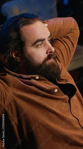 Annoyed software developer exasperated after failing to remove all bugs while coding on computer desktop. Teleworking IT specialist throwing keyboard, frustrated by script errors, camera A