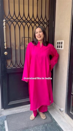 Pyoor™ | pyoor.co.in on Instagram: "Oversized Farshi fits | Shop your favourite styles at Pyoor.co.in & get your hands on our trending designs. Confused about sizing? Dm us 🌸 . . . {Farshi fits, FARSHI salwar, India, punjabi suits, punjabi wedding suits}"