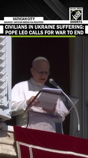 Pope Leo says civilians in Ukraine are suffering, calls for war to end during his Angelus prayer