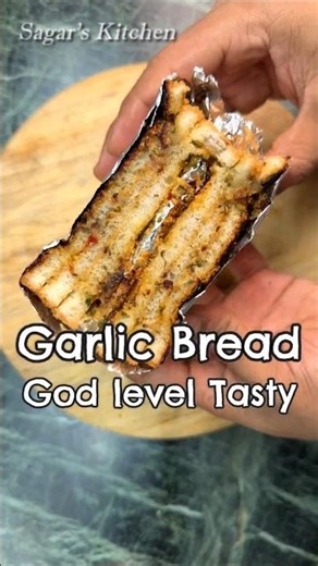 Next Level Tasty Garlic Bread Recipe #GarlicBread #Shorts