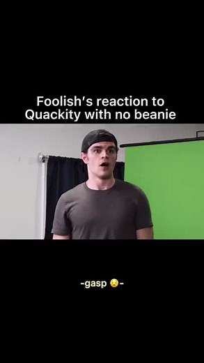 he's bald!!! #quackity #foolish_gamers | quackity without beanie
