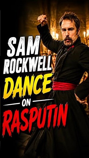 🕺 Sam Rockwell Dancing to Rasputin 🔥 Smooth Moves & Disco Vibes #shorts