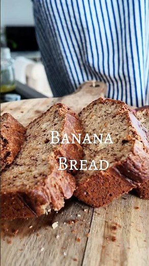 Quick easy banana bread #satisfying