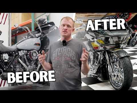 INSANE Harley transformation for Clint Bowyer...