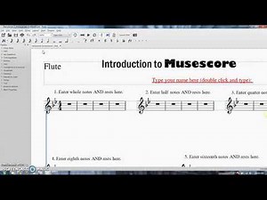 Musescore: Zooming and Scrolling
