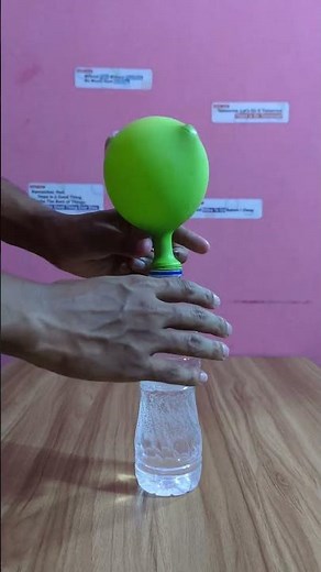 ENO Powder + Water = Balloon Inflation 🎈 |Crazy Science Experiment| #Shorts #experiment #magictrick