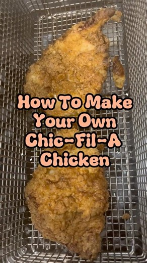 How To Make Chic-Fil-A Chicken Yourself! #cooking #cookingtutorial #chicfila #chickenrecipe #chicken
