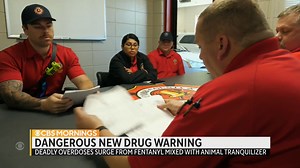 “This is in every community in this country”: While fentanyl has been the focus for several years, an animal tranquilizer called xylazine is showing up in street drugs in nearly every state in the U.S. Now, community officials are figuring out how to fight against it. | CBS Mornings