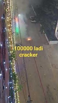 100000 Ladi Cracker — 1 Lakh Crackers Full Ignition | Epic Fireworks Display