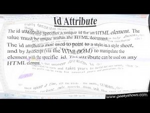61. id attribute in HTML (Hindi)
