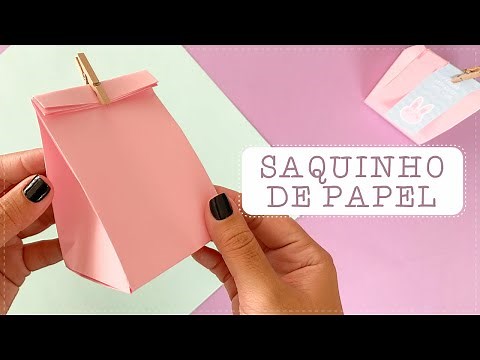 SUPER EASY PAPER BAG TO MAKE | DIY