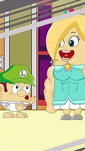 Baby Luigi is looking for his mama 🥺#shorts#viralshorts#memeanimation#cartoon#animation#mario#fun