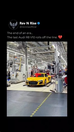 The Last Audi R8 V10 EVER Built 💔 End of an Era #AudiR8 #V10