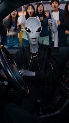 Alien Steals a JDM Car and Bounces!