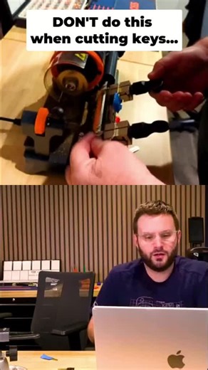 Cutting Keys: DON'T do this! #lockboss #clksupplies #locksmith #locks #locksmiths