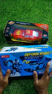 Unboxing mainan mobil mobilan lightning mcqueen and robot cars #mainanmobilmobilan | Rahmat Khairiansyah