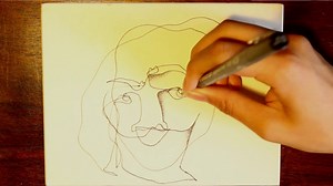 Speed Drawing 1 Blind Contour