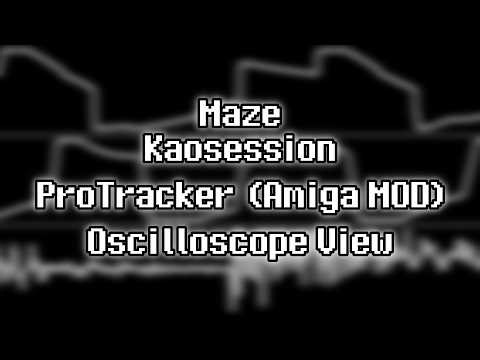 Maze - “Kaosession” (Amiga MOD) [Oscilloscope View]