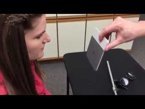 How to Perform The Nearpoint of Fixation Disparity Test (NPFD)