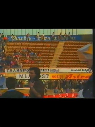 Dinamo - Crvena zvezda 13.5.1990. Delije u Zagrebu.