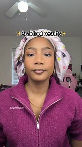 With my braid outs, I definitely prefer volume over definition. I love a big afro! | Zaynah Bear