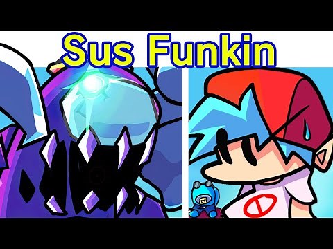 Friday Night Funkin' VS Purple Imposter | Suspicious Funkin V1 + Cutscenes (FNF Mod) (Among US)