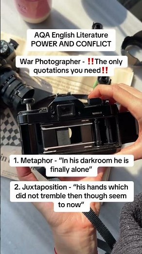 The BEST quotes for WAR PHOTOGRAPHER📸 #gcse #poetry #english #englishteacher