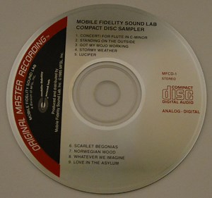 Various - Mobile Fidelity Sound Lab Compact Disc Sampler
