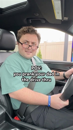 POV: you prank your dad in the drive thru #shorts