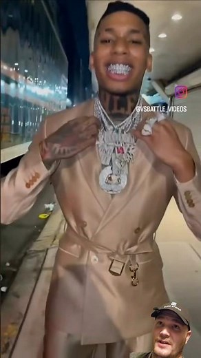 Rate NLE Choppa's Diamond Chain Stack 1-10! #shorts #nlechoppa #rapper #jewelry #bling #hiphopbling