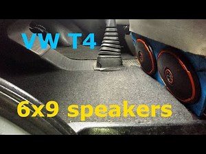 VW T4 easy speaker upgrade