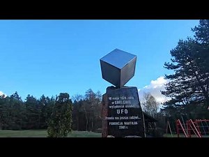 Exploring UFO Monument, Emilcin, Poland