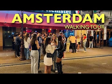 What Happend Friday After Midnight in Amsterdam | The BEST Hotspot Bars & Parties In Netherlands(4K)
