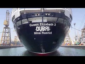 Long Time-Lapse of QE2 Ship Refurbishment