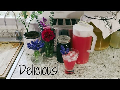 Grape Hyacinth Lemonade