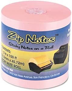 Transparent Sticky Notes, 126 Pads/Roll Self-Adhesive Translucent Clear See Through Post Sticky Notes for Planner Journaling Office School College Teacher Student Supplies 6 Bright Color Purple