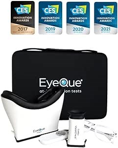 EyeQue Vision Monitoring Kit - Smartphone Vision Tests - Get New Glasses!