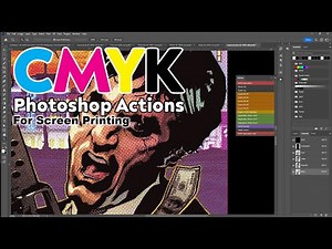 CMYK Separation for Screen Printing - Simple Photoshop Actions