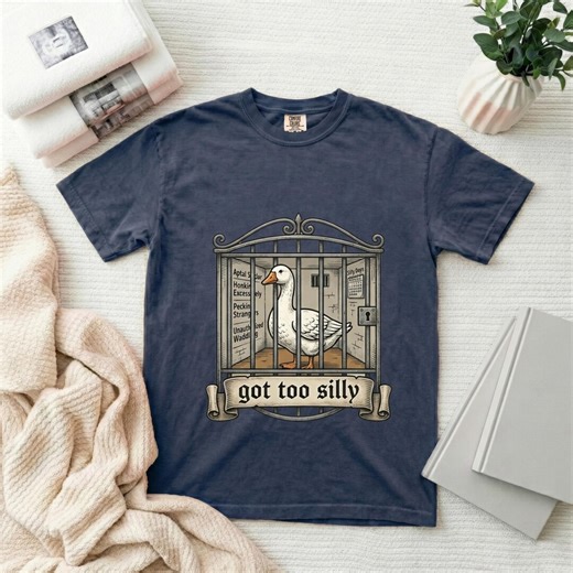 Farm Animal Tee, Goose Shirt For Women, Got To Silly Shirt, Coquette T-Shirt