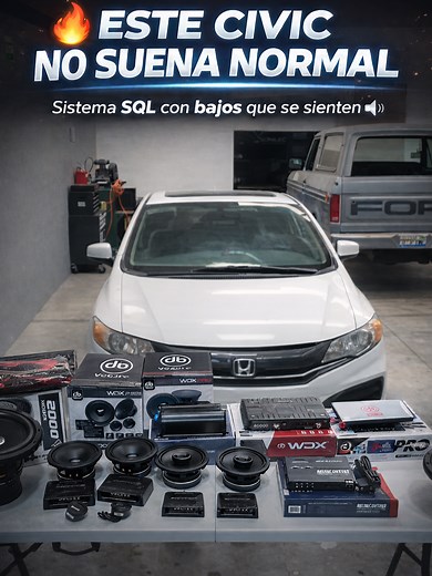 Sistema SQL Honda Civic: Audio de Alta Potencia