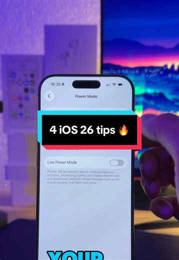 4 iOS 26 tips that you really need to use on your iPhone 🔥 #apple #iphone #iphone17