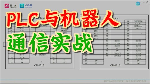 工业机器人系统操作应用编程视频教程 第4集 工业机器人与PLC应用关联讲解
