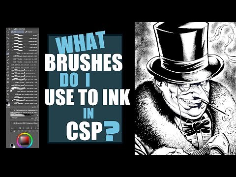 What Brushes Do I Use to Ink Digitally in Clip Studio Paint