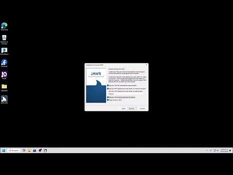 Instalando el lector de pantallas JAWS 25