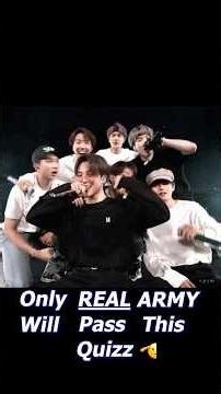 Only REAL BTS Fans Pass This Quiz😈 #bts #kpop #btsarmy #shorts #btsquiz
