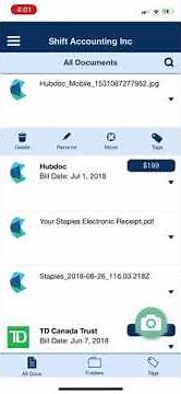 How to use Hubdoc for saving receipts