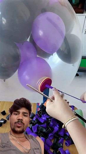 Process of making a large floating balloon-good tools and machinery make work easy.