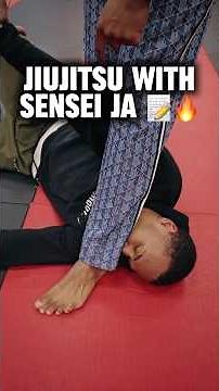 Jiujitsu w/ Sensei Ja 🔥📝 #viral #martialarts #selfdefense
