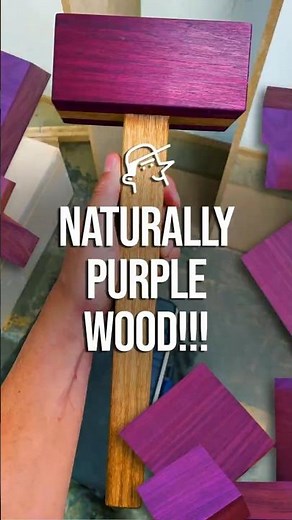 PURPLE HEART: 🪵💜 Naturally Purple Wood?"🟣